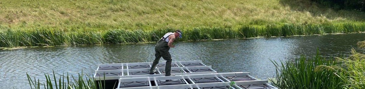 Modular floating pontoon dock in the UK