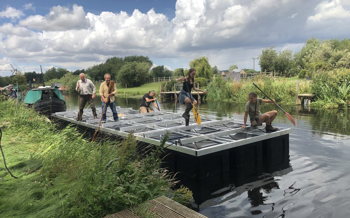 Quadmaran float-and-frame pontoon kit launched on the Norfolk Broads