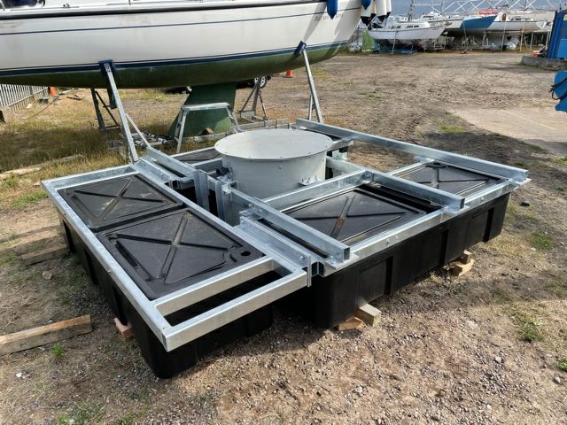 Renewable-energy floating prototype platform