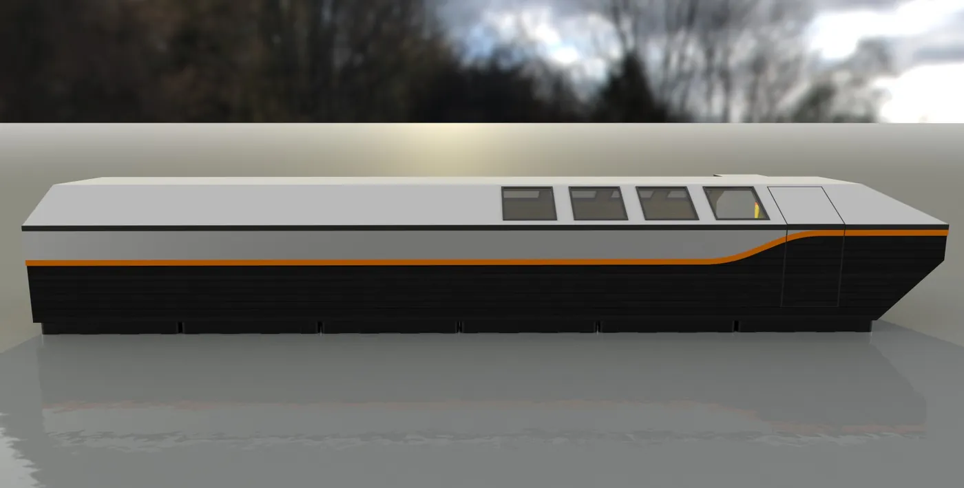 Self-build trimaran houseboat kit inland waterway